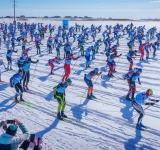 Почти четыре тысячи человек приняли участие в Югорском лыжном марафоне «UGRA SKI»