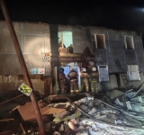 В Нижневартовске произошел еще один пожар в расселенном доме