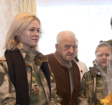 Поздравление ветерана Великой Отечественной войны Петра Дуванова