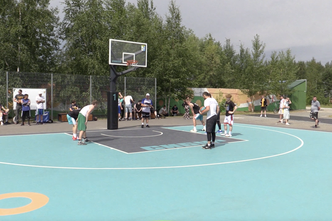 Открытие нового Центра уличного баскетбола