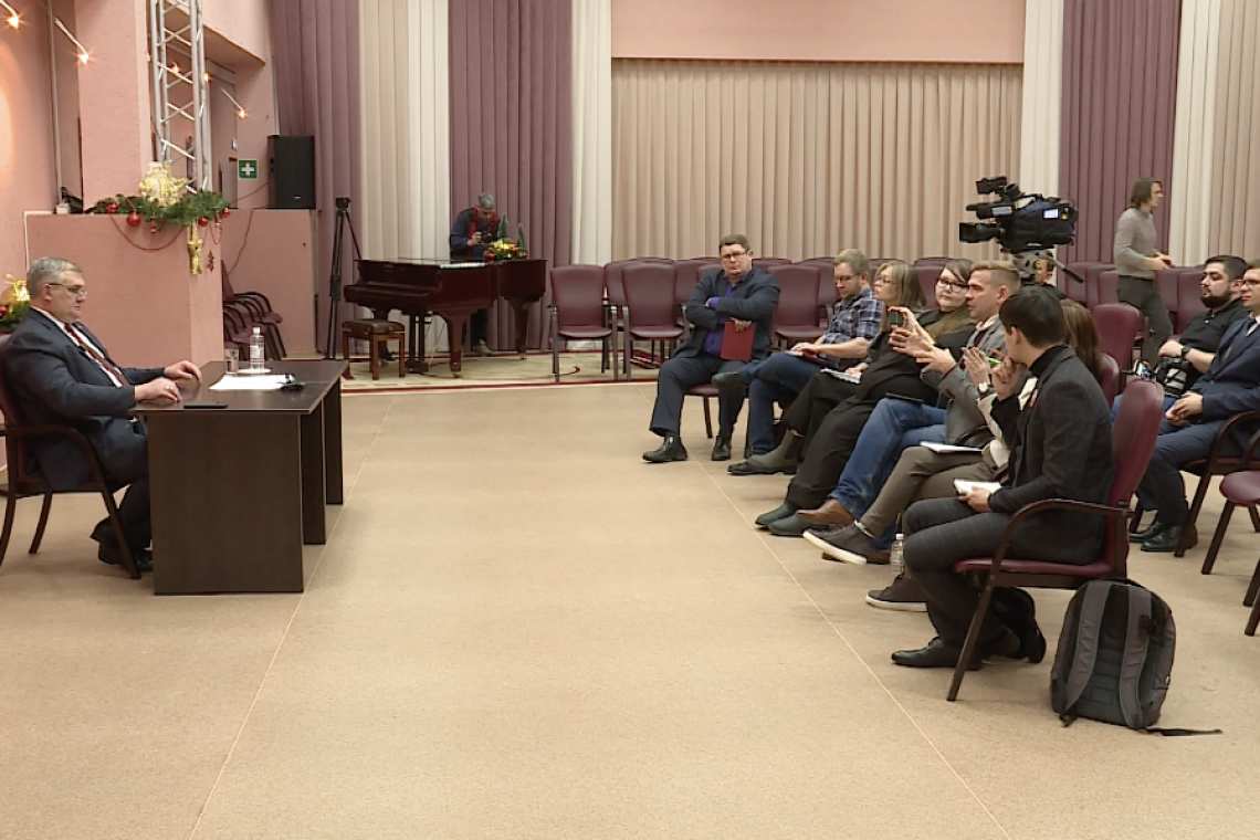 Состоялась пресс-конференция председателя Думы Нижневартовска