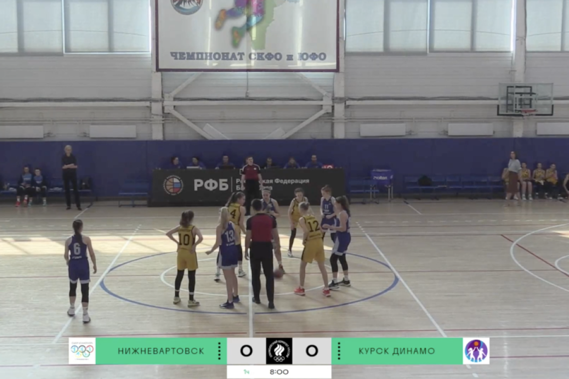 Нижневартовская женская команда вышла в финальный этап Всероссийских соревнований по баскетболу