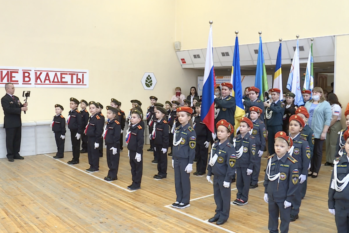 Самые маленькие кадеты Нижневартовска дали клятву