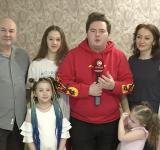 Участники общенационального проекта «Всей семьей» - семья Литвиненко из Нижневартовска