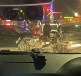 В Лангепасе водитель угнал автомобиль и устроил на нем ДТП