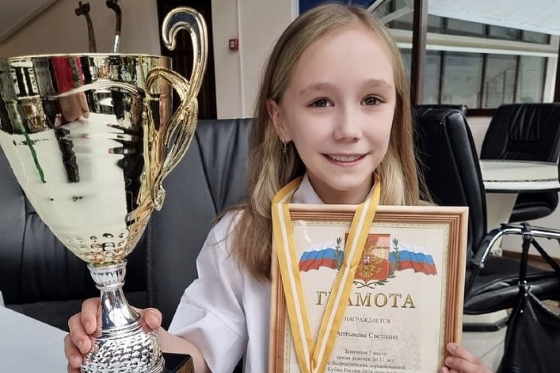Юная вартовчанка одержала уже третью победу за этот год во Всероссийских турнирах по шахматам