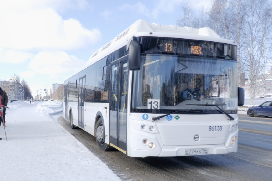 В Нижневартовске у автобусов 13го и 17го маршрутов изменилась схема движения