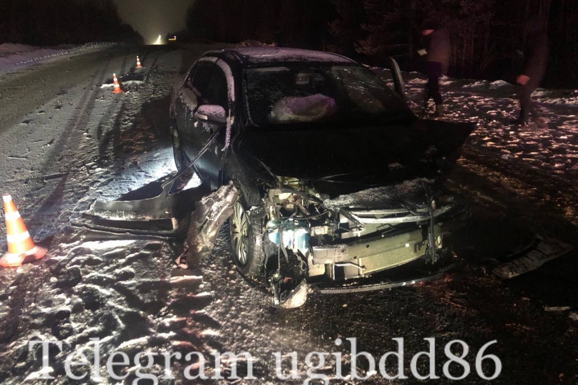 На автодороге «Нижневартовск-Излучинск» произошло ДТП с двумя пострадавшими