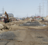 Строительство дорог в новых микрорайонах Нижневартовска продолжается