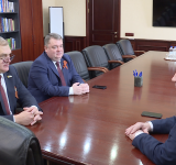 Председатель окружной Думы Борис Хохряков посетил Нижневартовск с рабочим визитом