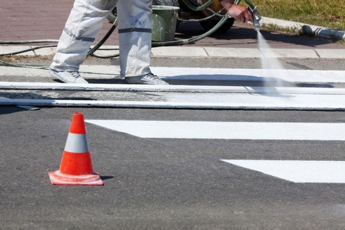 В Нижневартовска обновят разметки на проезжей части